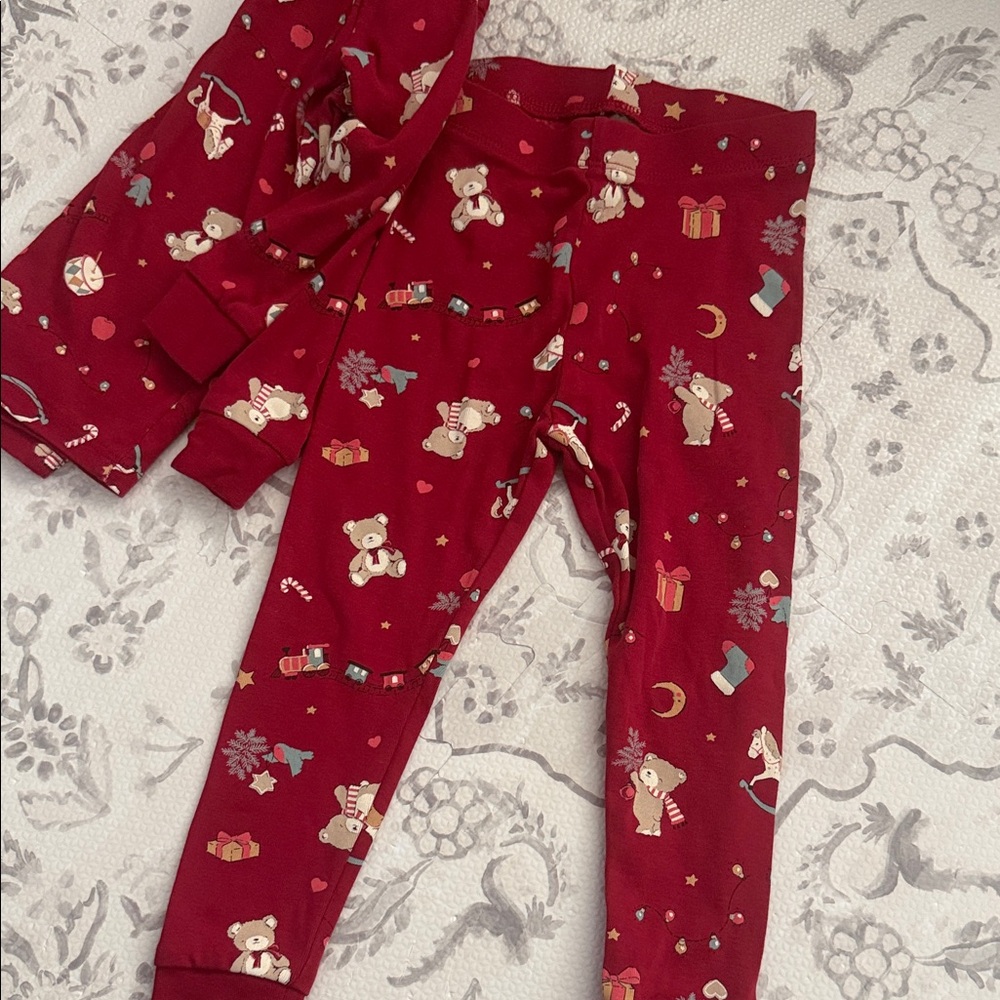 H&M Christmas Vintage Print Pj Set - Picture 4 of 4